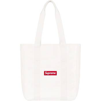 Bolsas Supreme Canvas Tote Blancas | Supreme 463OR